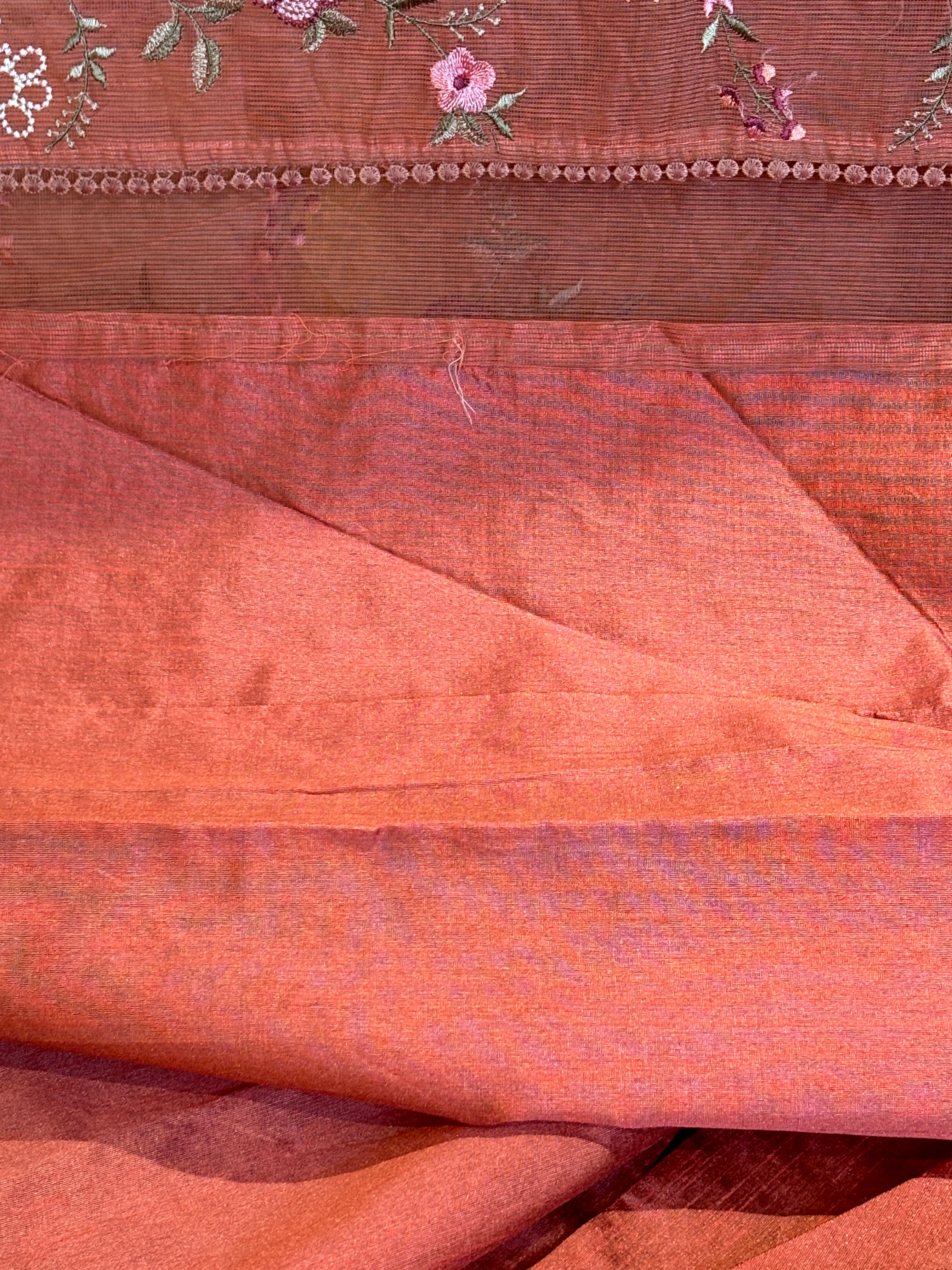 Pure supernet saree