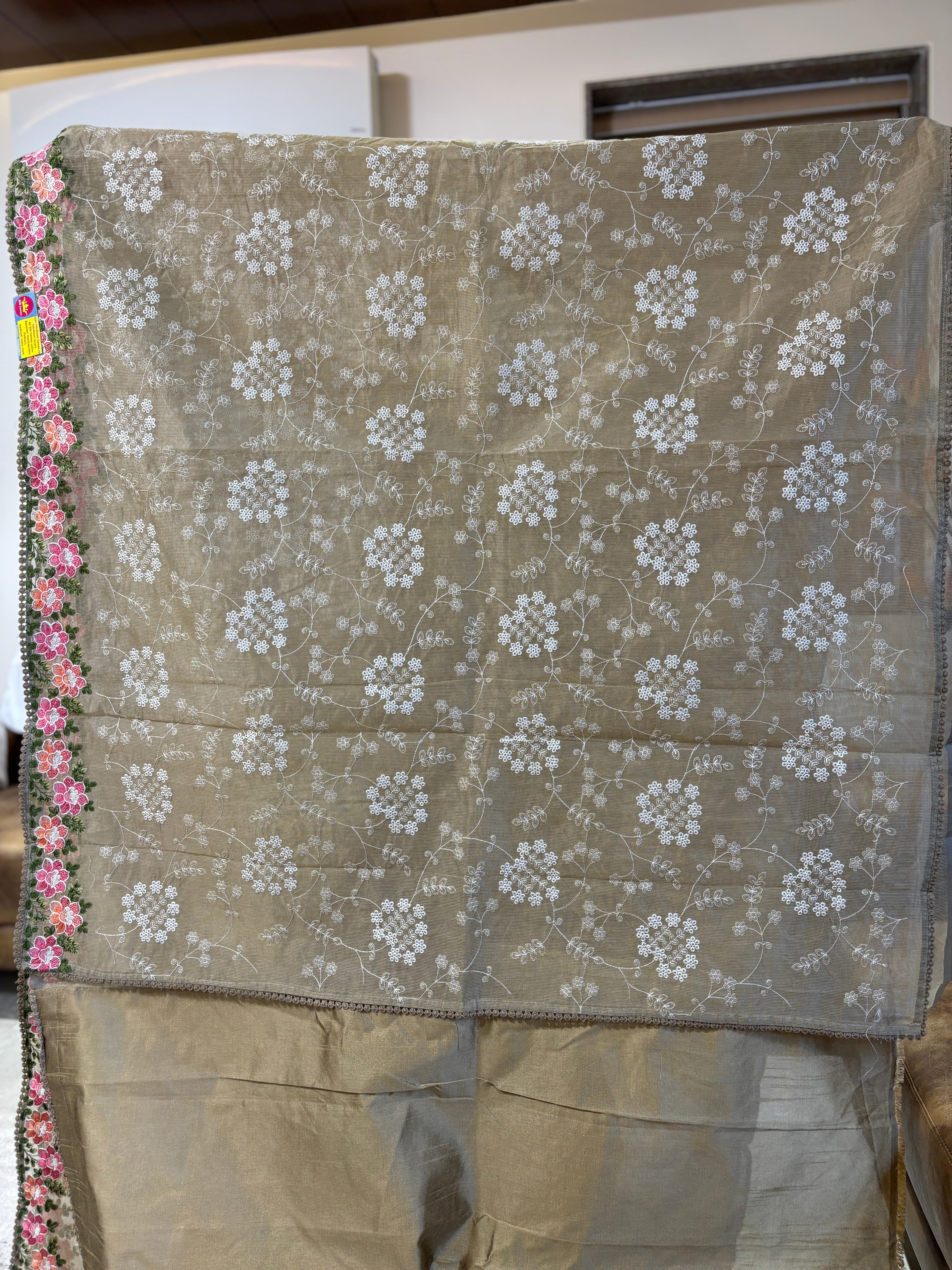 Kota doria full Kal work and embroidery border